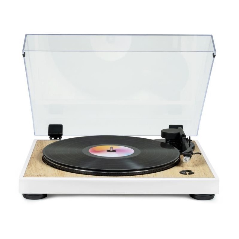 Platine vinyle THOMSON TT301 - Design bois et blanc - Tete de lecture Platine vinyle THOMSON TT301 - Design bois et blanc - Tete de lecture