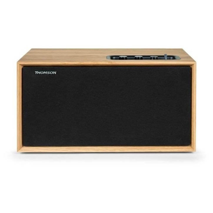 Enceinte résidentielle en bois - THOMSON - WS502 - Bluetooth 5.0, 100W, RCA, USB, AUX-IN Enceinte résidentielle en bois - THOMSON - WS502 - Bluetooth 5.0, 100W, RCA, USB, AUX-IN