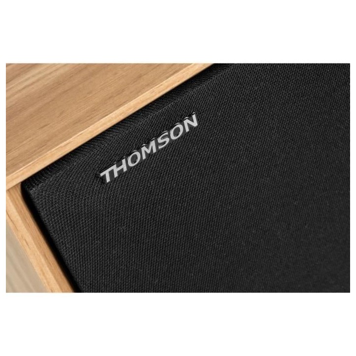 Enceinte résidentielle en bois - THOMSON - WS502 - Bluetooth 5.0, 100W, RCA, USB, AUX-IN Enceinte résidentielle en bois - THOMSON - WS502 - Bluetooth 5.0, 100W, RCA, USB, AUX-IN