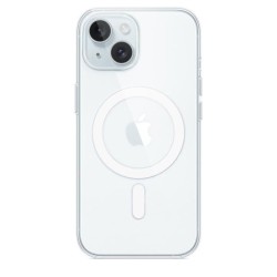 APPLE - iPhone 15 - Coque transparente avec MagSafe