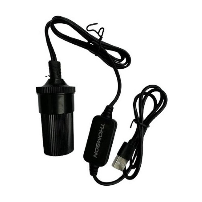 Convertisseur - THOMSON - USB vers 12 V - 10 W - Câble 120 cm Convertisseur - THOMSON - USB vers 12 V - 10 W - Câble 120 cm