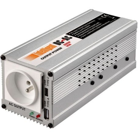 Convertisseur de tension - THOMSON - Auto 12/24/220 V - 350 W - Ports