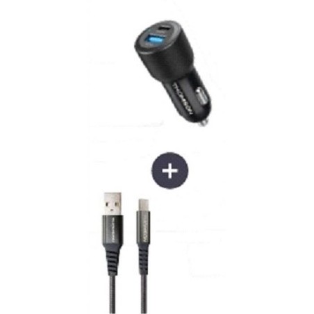 Pack chargeur + câble - THOMSON - Chargeur de voiture 60 W - Câble U
