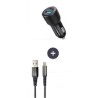 Pack chargeur + câble - THOMSON - Chargeur de voiture 60 W - Câble U