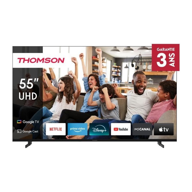 THOMSON 55UG4S14 - TV LED 55 (139 cm) - 4K UHD 3840x2160 - HDR 10 - Go THOMSON 55UG4S14 - TV LED 55 (139 cm) - 4K UHD 3840x2160 - HDR 10 - Go
