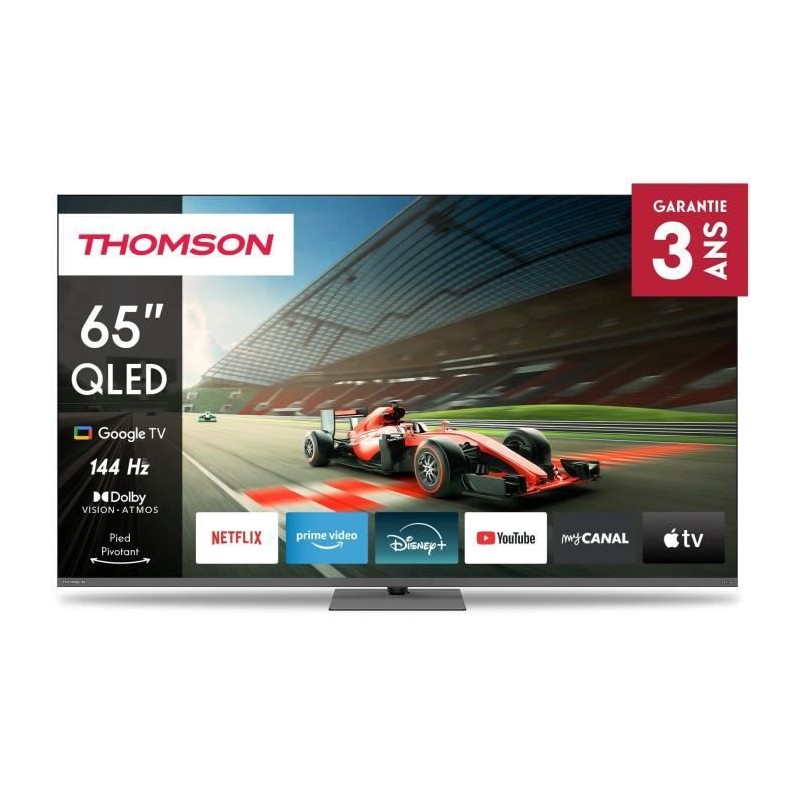 Thomson 65QG7C04 - TV QLED 65 (164 cm) - 4K UHD 3840x2160 - 144 Hz - D Thomson 65QG7C04 - TV QLED 65 (164 cm) - 4K UHD 3840x2160 - 144 Hz - D