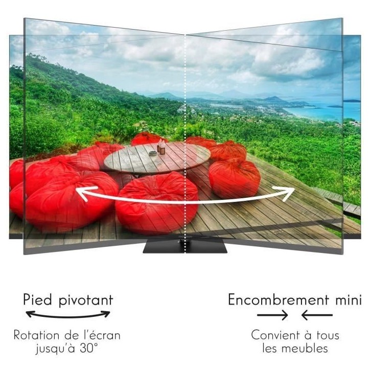 Thomson 65QG7C04 - TV QLED 65 (164 cm) - 4K UHD 3840x2160 - 144 Hz - Dolby Vision/Atmos - Google TV - 2xHDMI 2.1 + 2xHDMI 2.0