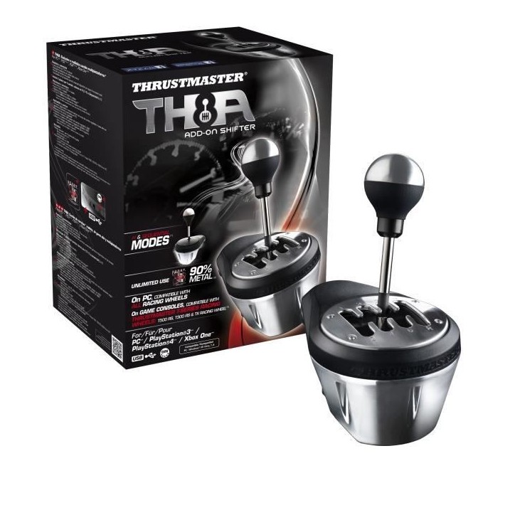 THRUSTMASTER Levier de vitesse TH8A SHIFTER ADD-ON - PC / PS4 / PS5 / Xbox One THRUSTMASTER Levier de vitesse TH8A SHIFTER ADD-ON - PC / PS4 / PS5 / Xbox One