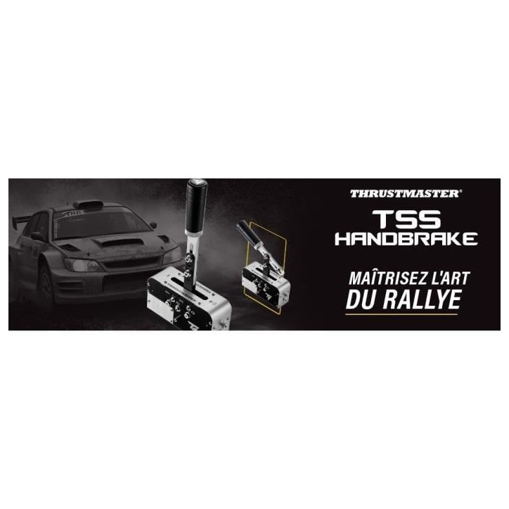 Frein a main progressif et boîte de vitesses séquentielle - THRUSTMASTER - TSS Handbrake WW VERSION - Maîtrisez l'art du rall Frein a main progressif et boîte de vitesses séquentielle - THRUSTMASTER - TSS Handbrake WW VERSION - Maîtrisez l'art du rall