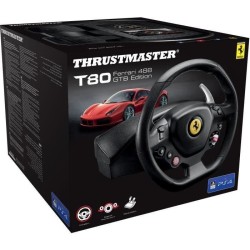 THRUSTMASTER Volant T80 FERRARI 488 GTB Edition -PS4 / PC / Fonctionne
