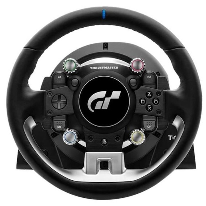 Thrustmaster T-GT II, volant sous licence officielle PlayStation 5 et Gran Turismo, avec un pédalier 3 pédales (compatible PS4