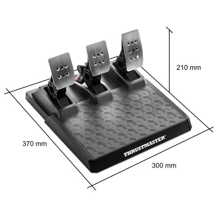 Volant PC - THRUSTMASTER - T248R - Ergonomique et polyvalent - 280 mm - Noir