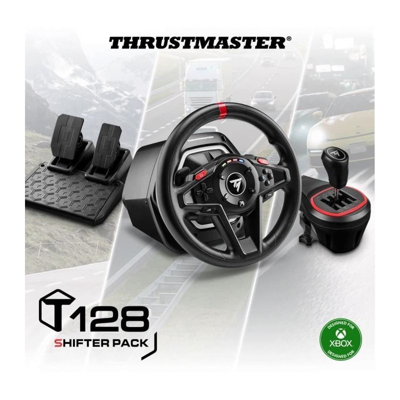 Volant gaming - THRUSTMASTER - T128 X SHIFTER PACK - Pour Xbox Series Volant gaming - THRUSTMASTER - T128 X SHIFTER PACK - Pour Xbox Series