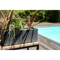 EDA Balconniere GRAPHIT UP - 25 L - 59 x 19,5 x 22,8 cm - Gris anthrac