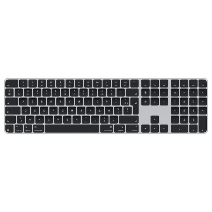 Magic Keyboard Touch ID clavier numerique avec Apple silicon - FR - Touches noires