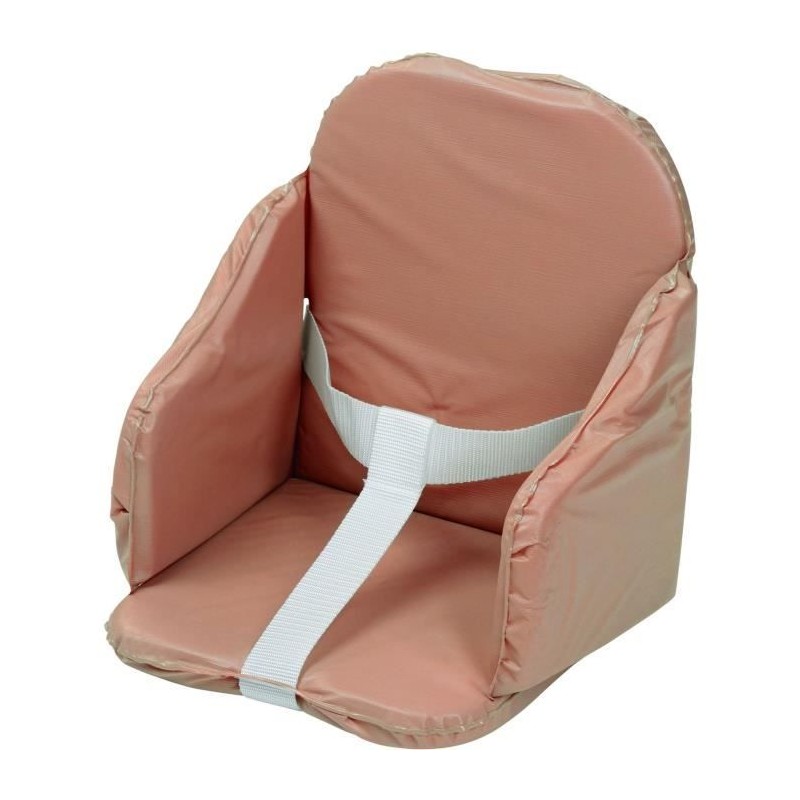 Coussin de chaise - TINEO- Sangles - 27 x 26 x 33 cm - Cassonade