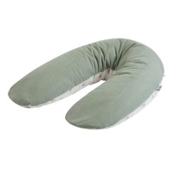 Coussin de maternité TINEO éponge microfibre Vert