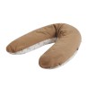 Coussin de maternité TINEO éponge microfibre Noisette