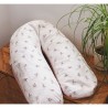 Coussin de maternité TINEO éponge microfibre Rose