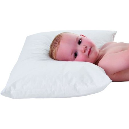 TINEO - Oreiller bébé 40x60cm - Lavable En Machine - Fabriqué En France - A partir de 12 mois