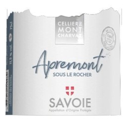 Cellier du Mont Charvaz Sous le rocher 2022 Apremont - Vin blanc de Sa