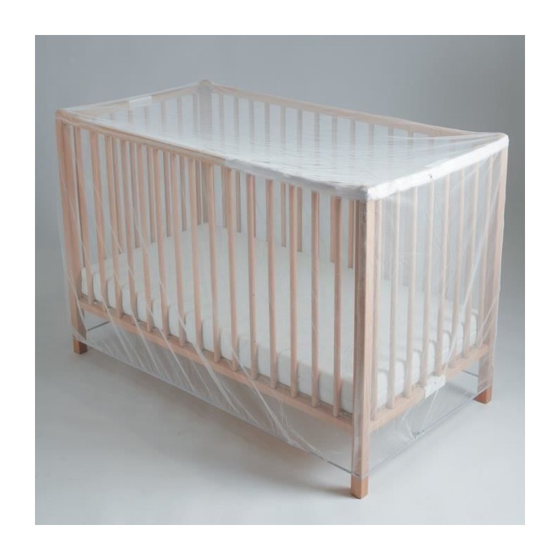 Moustiquaire pour lit TINEO - Ouverture facile avec zip - Compatible l