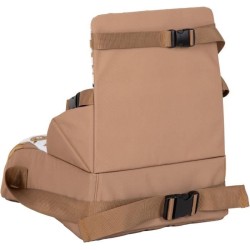 Rehausseur nomade - TINEO - 30 x 28 x 13 cm - Ultra Compact - Camel /