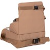 Rehausseur nomade - TINEO - 30 x 28 x 13 cm - Ultra Compact - Camel /