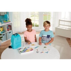 Aquabeads Le sac-a-dos créatif DX, 1000 perles de différentes formes