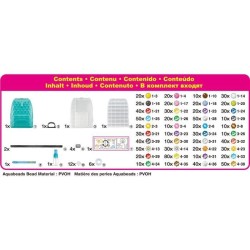 Aquabeads Le sac-a-dos créatif DX, 1000 perles de différentes formes