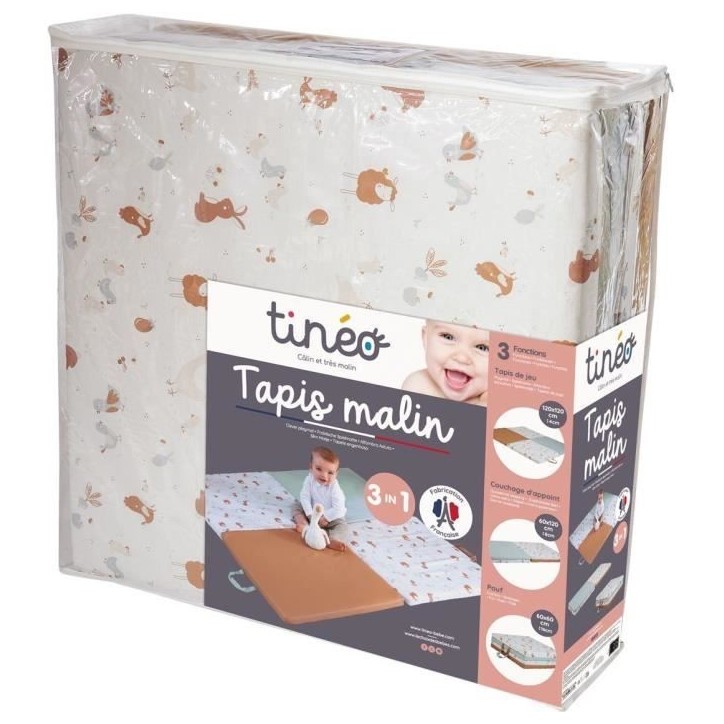 Tapis d'éveil Malin TINEO LITTLE FARMER 3en1 - Tapis évolutif multifonction - 120x120 cm Tapis d'éveil Malin TINEO LITTLE FARMER 3en1 - Tapis évolutif multifonction - 120x120 cm