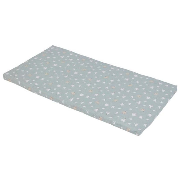 Matelas nomade Over the sea - 120 x 60 x 4 cm - Bleu - TINEO Matelas nomade Over the sea - 120 x 60 x 4 cm - Bleu - TINEO