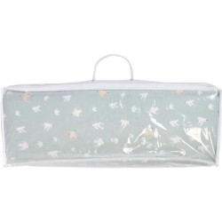 Matelas nomade Over the sea - 120 x 60 x 4 cm - Bleu - TINEO