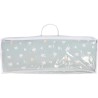 Matelas nomade Over the sea - 120 x 60 x 4 cm - Bleu - TINEO