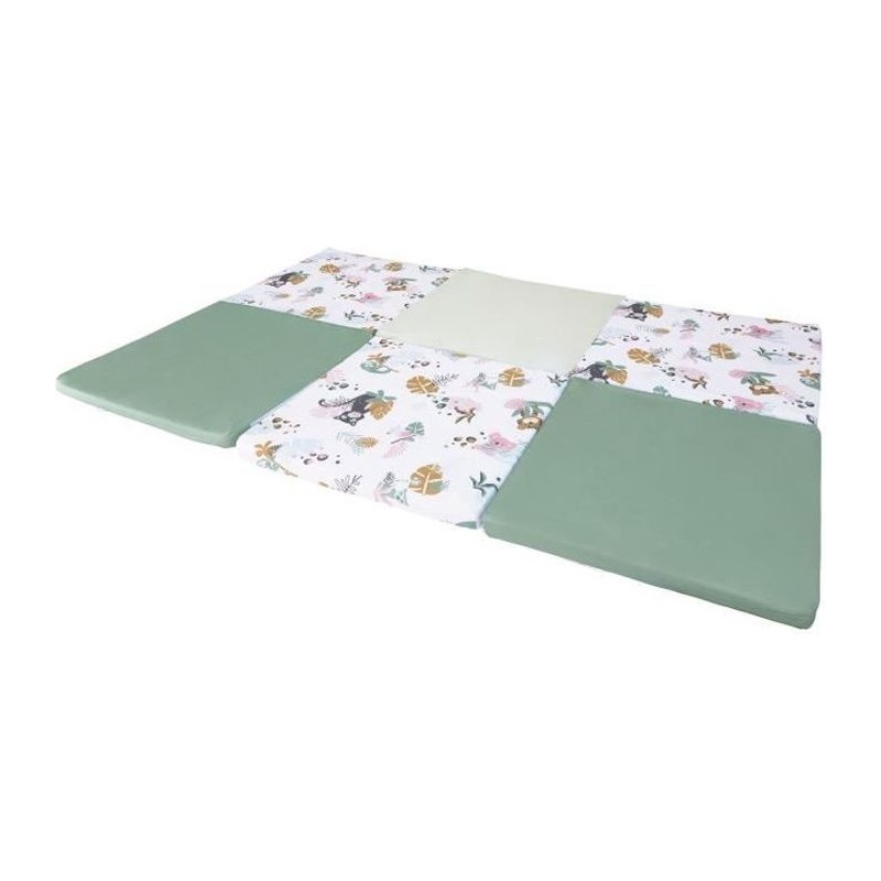TINEO Maxi Tapis Malin Jungle Buddies 5 en 1 - Evolutif - Déhoussable TINEO Maxi Tapis Malin Jungle Buddies 5 en 1 - Evolutif - Déhoussable