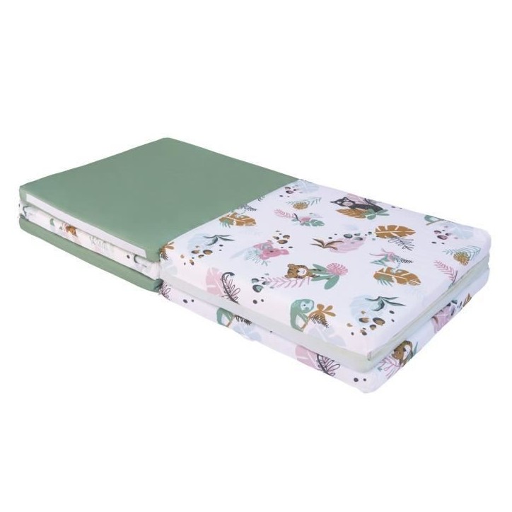 TINEO Maxi Tapis Malin Jungle Buddies 5 en 1 - Evolutif - Déhoussable - 180x200 cm - Nouvelle collection