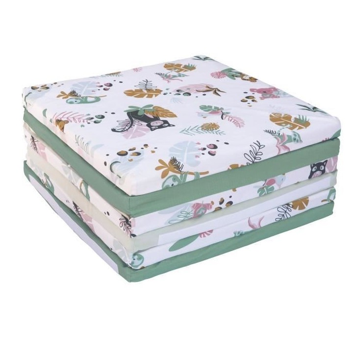TINEO Maxi Tapis Malin Jungle Buddies 5 en 1 - Evolutif - Déhoussable - 180x200 cm - Nouvelle collection