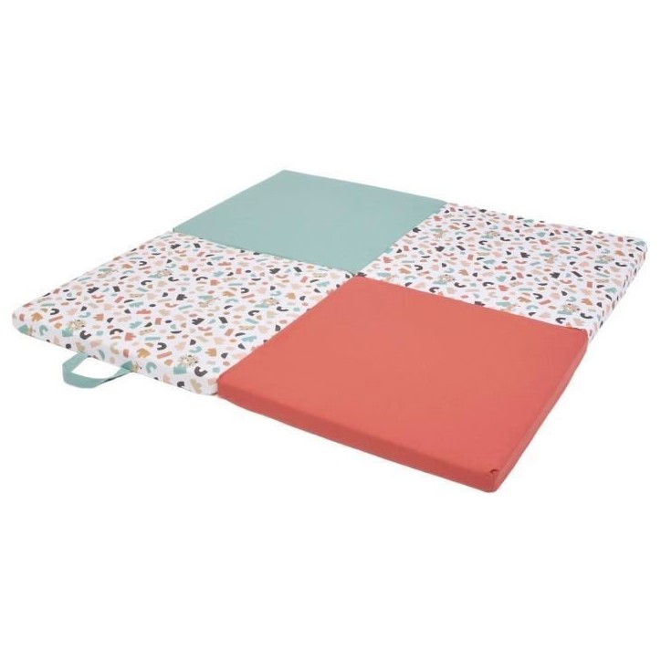 Tapis d'éveil Malin - TINEO - Tapis évolutif multifonction 3-en-1 - 120 x 120 cm - Géométrique / Animaux rigolos Tapis d'éveil Malin - TINEO - Tapis évolutif multifonction 3-en-1 - 120 x 120 cm - Géométrique / Animaux rigolos