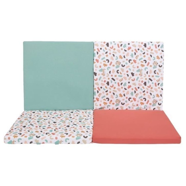 Tapis d'éveil Malin - TINEO - Tapis évolutif multifonction 3-en-1 - 120 x 120 cm - Géométrique / Animaux rigolos Tapis d'éveil Malin - TINEO - Tapis évolutif multifonction 3-en-1 - 120 x 120 cm - Géométrique / Animaux rigolos