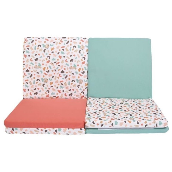 Maxi tapis d'éveil Malin - TINEO - Tapis évolutif 5-en-1 - 180 x 120 cm - Géométrique / Animaux rigolos Maxi tapis d'éveil Malin - TINEO - Tapis évolutif 5-en-1 - 180 x 120 cm - Géométrique / Animaux rigolos