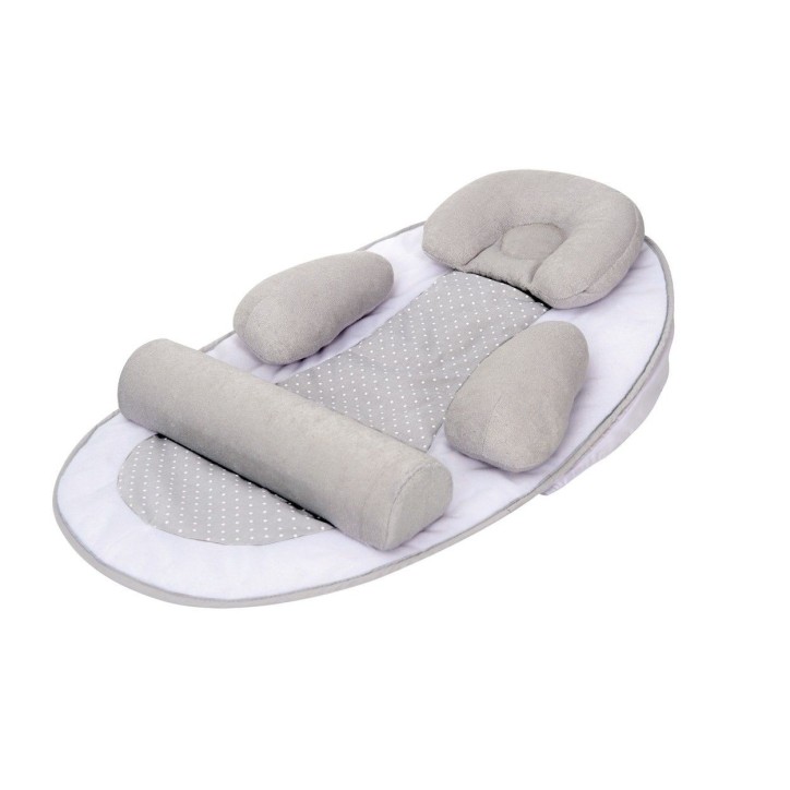 Cocon De Sommeil Bébé TINEO - Cale Bébé - Plan Incliné 10° - Évolutif - Ajustable - Amovible - 0-3 mois - Cale Tete Béb