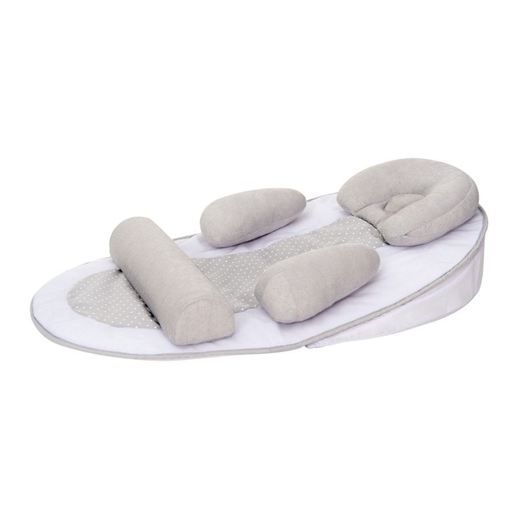 Cocon De Sommeil Bébé TINEO - Cale Bébé - Plan Incliné 10° - Évolutif - Ajustable - Amovible - 0-3 mois - Cale Tete Béb