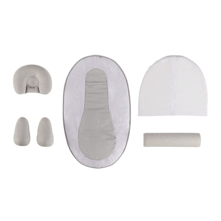 Cocon De Sommeil Bébé TINEO - Cale Bébé - Plan Incliné 10° - Évolutif - Ajustable - Amovible - 0-3 mois - Cale Tete Béb