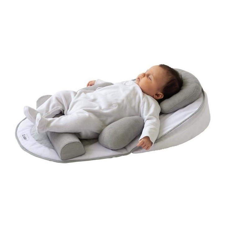 Cocon De Sommeil Bébé TINEO - Cale Bébé - Plan Incliné 10° - Évolutif - Ajustable - Amovible - 0-3 mois - Cale Tete Béb