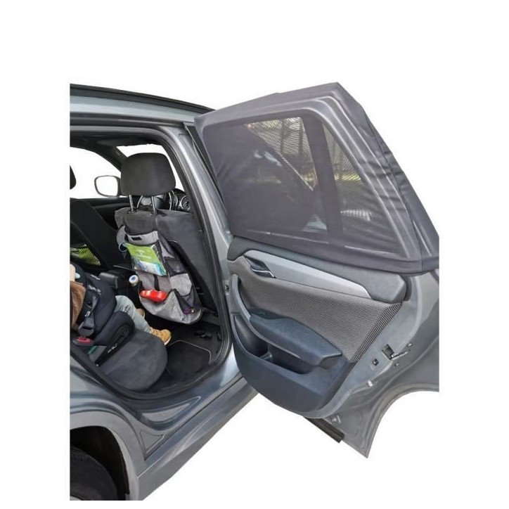Pare soleil Voiture Bébé TINEO - 2 Housses Chaussettes - Ombrage 80% - Protection Chaleur - UV - Universelle - 50x80cm-80x110c Pare soleil Voiture Bébé TINEO - 2 Housses Chaussettes - Ombrage 80% - Protection Chaleur - UV - Universelle - 50x80cm-80x110c