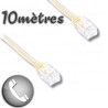 Cordon ADSL RJ11 mâle / RJ11 mâle 10m - LINEAIRE - Connecteur RJ11 6