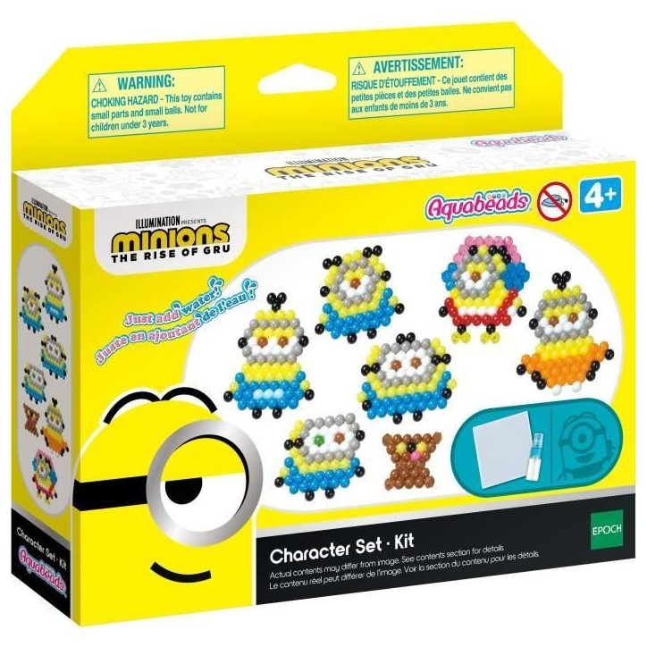Kit de perles Les Minions 2 - Aquabeads - Recrée tes personnages préférés du film Kit de perles Les Minions 2 - Aquabeads - Recrée tes personnages préférés du film
