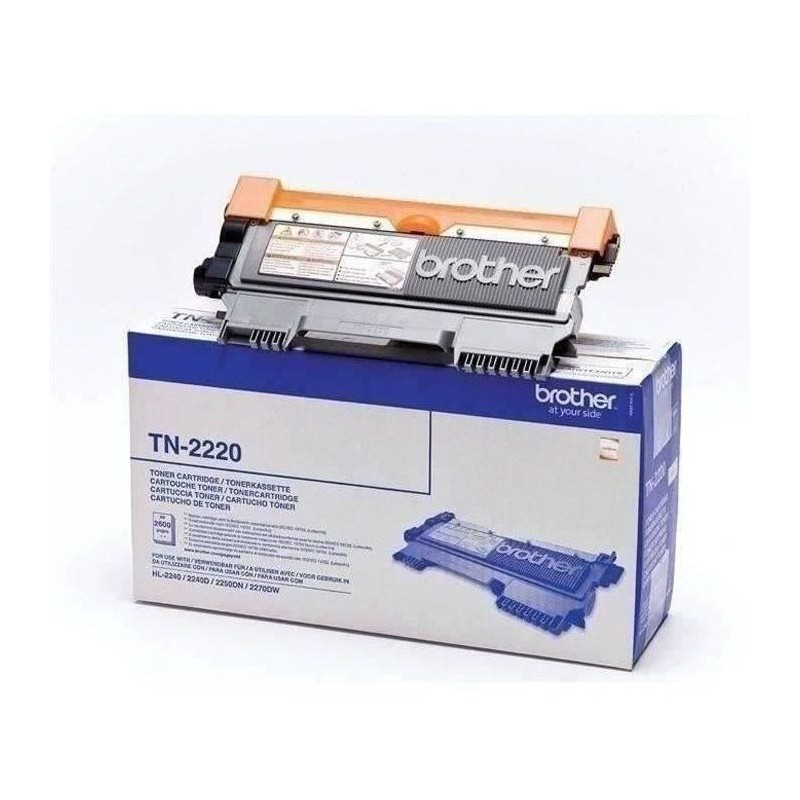 Cartouche de toner Brother TN-2220 Noir haute capacité - 2600 pages - Cartouche de toner Brother TN-2220 Noir haute capacité - 2600 pages -