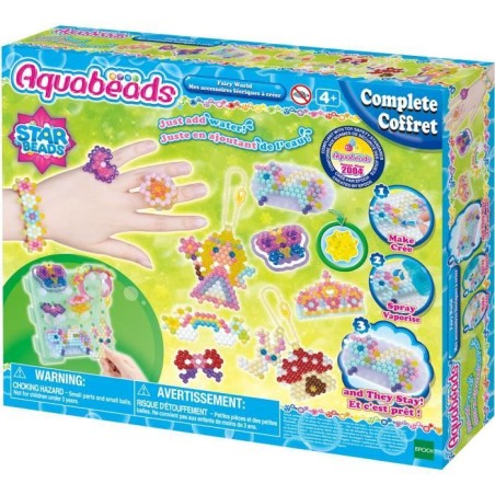Coffret AQUABEADS - Mes accessoires féériques a créer - 820 perles