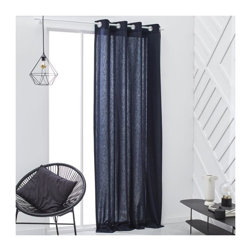 Rideau a oeillets TODAY - 140x240cm - 100% Coton - Navy Rideau a oeillets TODAY - 140x240cm - 100% Coton - Navy